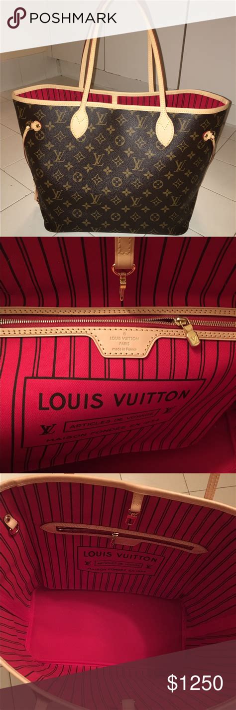 louis vuitton purse red inside|louis vuitton neverfull inside.